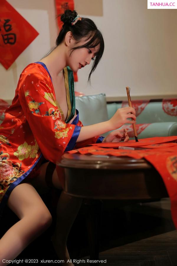 玥儿玥  [XiuRen]高清写真图 2023.01.20 No.6167 玥儿玥er 新春美腿第4张图片